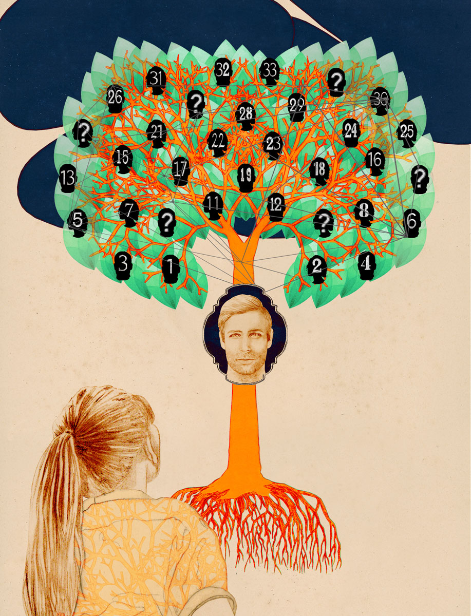 Birgit Lang Illustration - Apotheken Umschau - Über Samenspende in Deutschland: Wie viele sind wir?