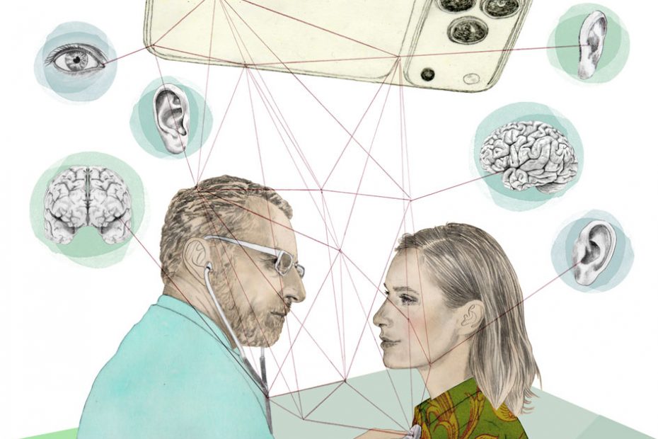 Birgit Lang Illustration - Focus Gesundheit - KI als Unterstützung für Ärzte