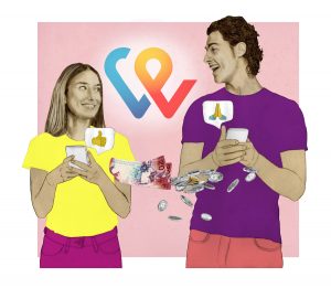 Birgit Lang Illustration - Schweizer Familie - Twint