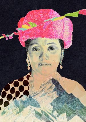 Lhakpa Sherpa - Birgit Lang Illustration - Serie Frauen